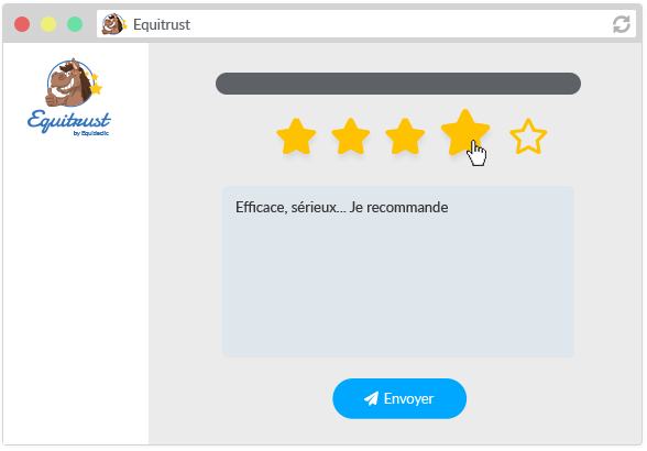Notation du site marchand